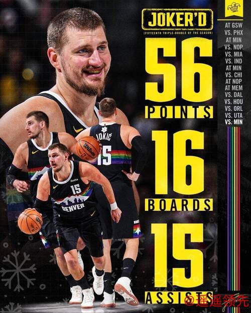 “约基奇单场56+16+15，79年神迹！NBA史上最狂加时夜”