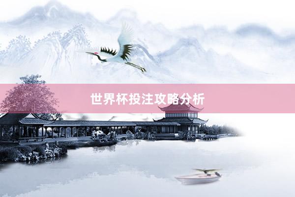 世界杯投注攻略分析